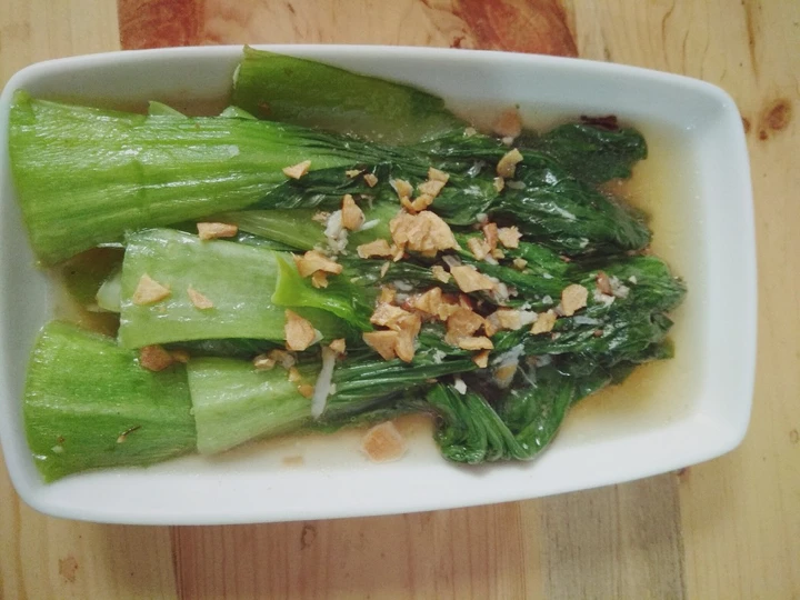 Easy Steps to Make Tumis pokcoy bawang putih the  Makes Drooling Appealing