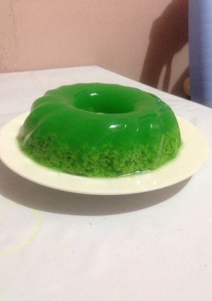 Foto resep Puding lumut pandan