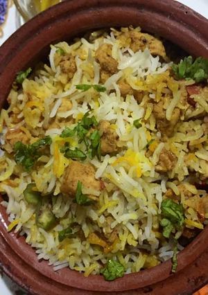 A picture of Pulao biryani.