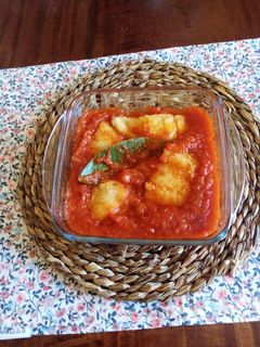 Una foto de Bacalao encebollado de semana santa