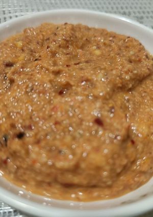 A picture of Falahari Peanut Chutney.