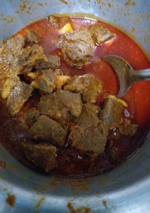 A picture of Mutton korma.