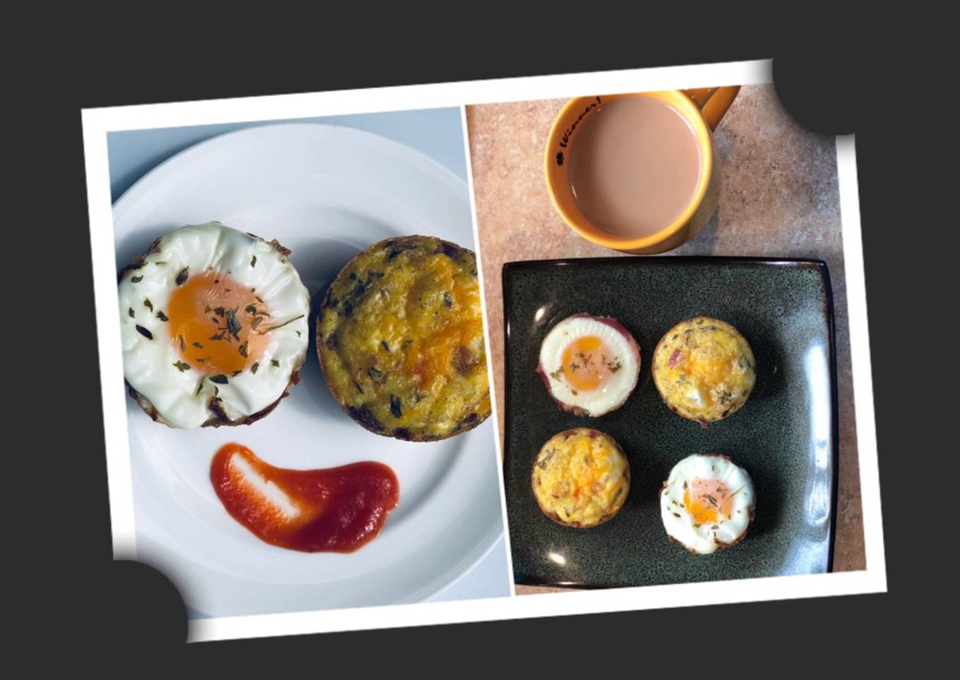 Egg hash browns(kentang telur cetak muffin)