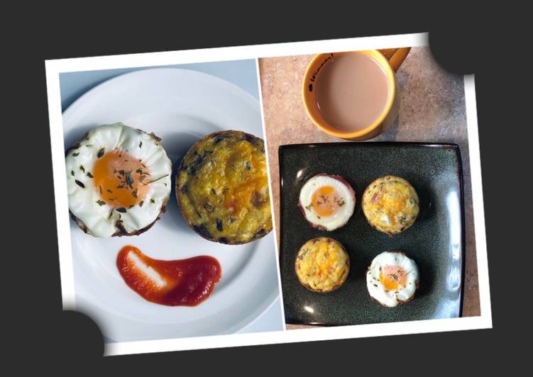 Resep Egg hash browns(kentang telur cetak muffin) Anti Gagal