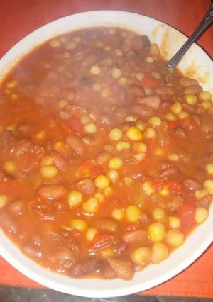 A picture of Githeri Supu.