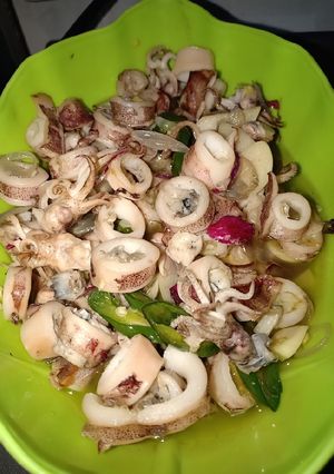 Foto resep Tumis cumi cabe ijo