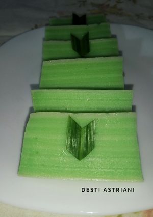 Foto resep Resep lapis tepung beras (jajanan pasar)