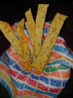 Una foto de Grisines de orégano y queso