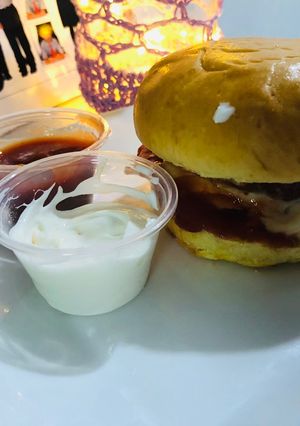 A picture of Sandwich burger.