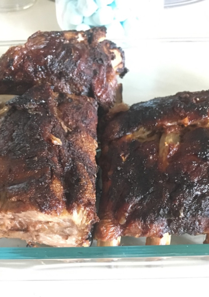 Una foto de Costillas de Cerdo Asadas