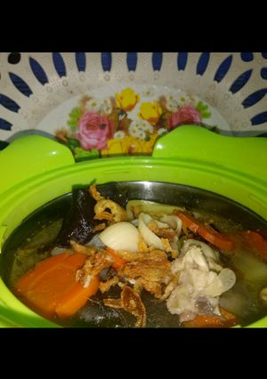 Foto resep Sop jamur kuping
