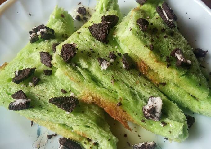 Resep Roti Pandan Kukus Silver Queen 🍫😋 Anti Gagal