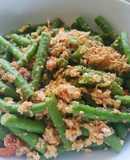 Đậu đũ xào trứng