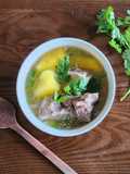 Canh sườn ninh đu đủ