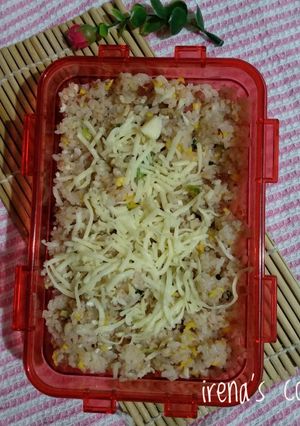 Foto resep Nasi goreng kornet keju