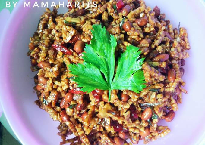 Resep Kering tempe kacang pedas manis, Menggugah Selera