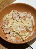 Mi Ayam Bawang Carbonara