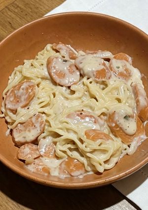 Foto resep Mi Ayam Bawang Carbonara
