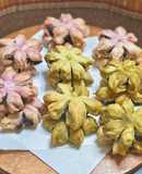 雙色老梅鳳梨桃花酥