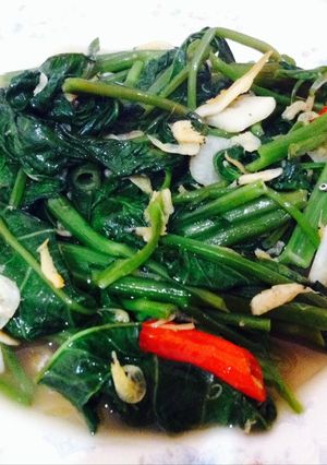 Foto resep Tumis kangkung andalan