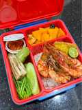 Nasi Sambal Tempong Udang Goreng - Bekal Suami