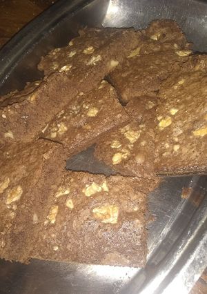 Una foto de Brownies con nueces