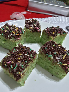 Foto resep Brownies kukus Pisang Pandan