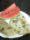 Kenyan Breakfast: Chapati, Omelette and Spiced Kenyan Black Tea