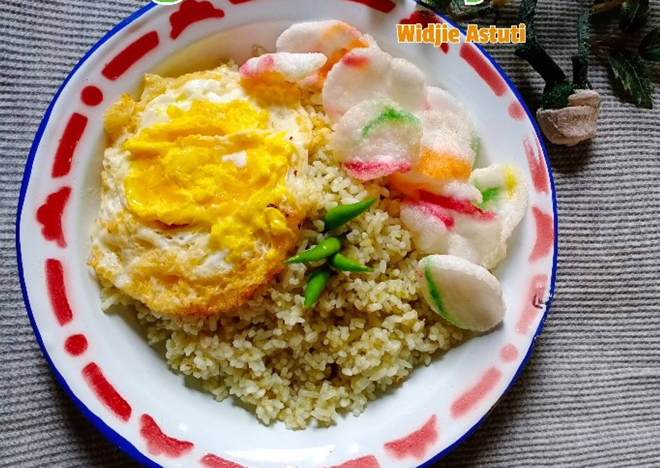 Nasi Goreng Cabe Hijau (Sambal)