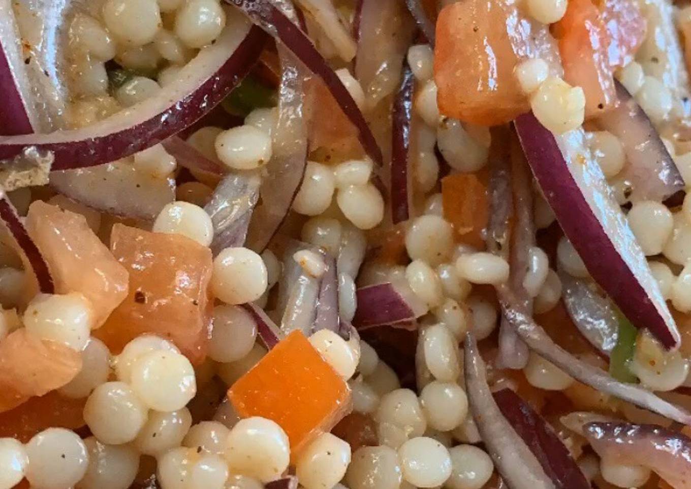 Couscous salad with pearls