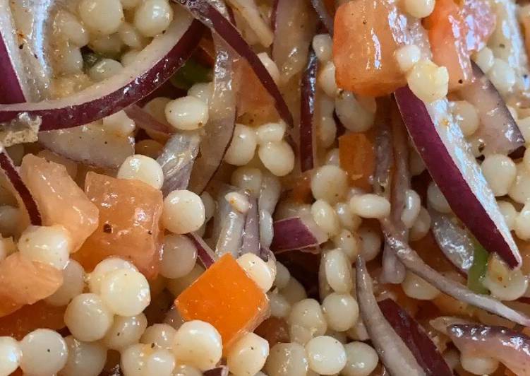 Simple Way to Make Any-night-of-the-week Pearled couscous salad