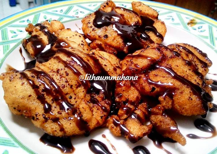 Pisang Goreng Coklat Kriuk