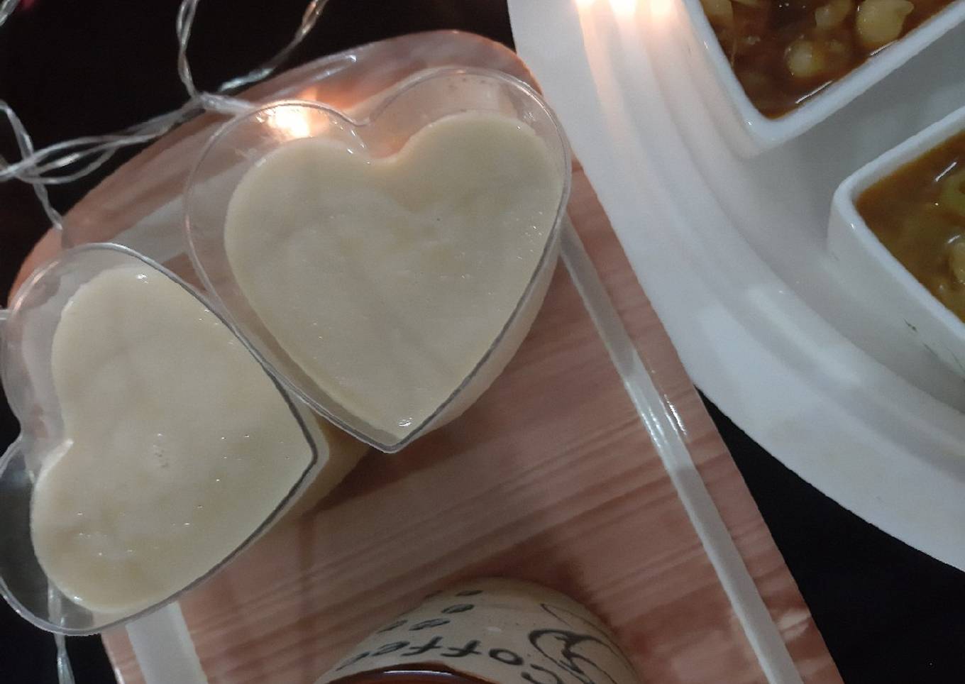 Hi-tea snacks (caramel pudding)