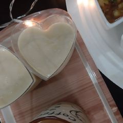 Hi-tea snacks (caramel pudding) A picture of Hi-tea snacks (caramel pudding).