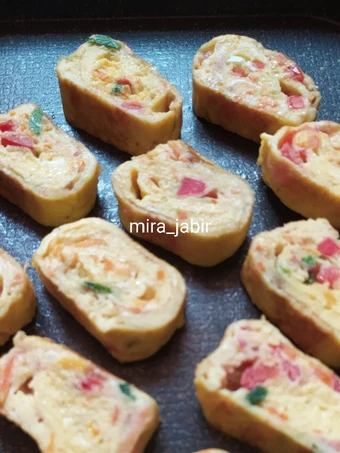 Cara Gampang Menyiapkan Resep Gyeran Mari (Telur Gulung Korea) #96 yang Uenak Anti Ribet, Lezat