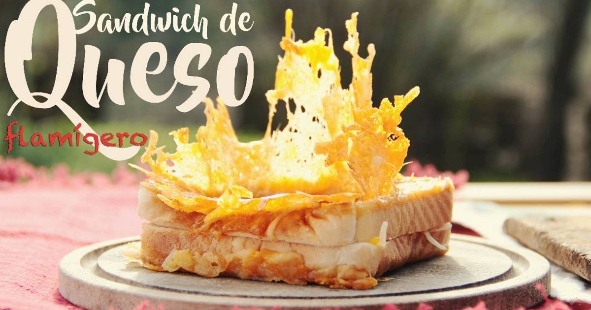 Sándwich de queso flamígero Receta de Cocina con Olaya y Pelayo Cookpad