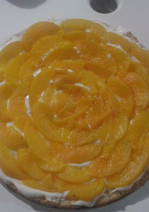 Una foto de Tarta  de durazno