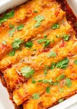 A picture of Chicken Enchilada Casserole.