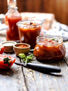 Una foto de Receta de salsa de tomate casera