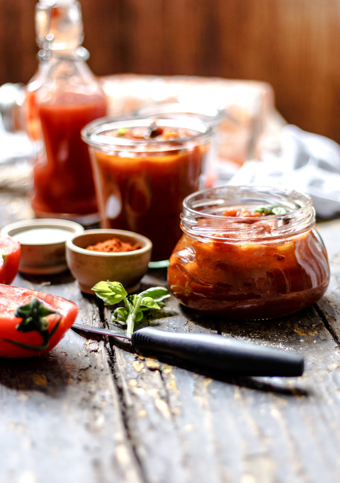 Una foto de Receta de salsa de tomate casera