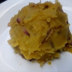 A picture of Sweet potato mash.