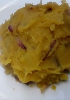 A picture of Sweet potato mash.