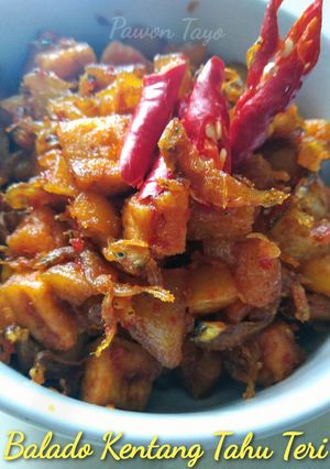 Foto resep Balado Kentang Tahu Teri