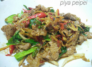 รูปของ เนื้อผัดฉ่า