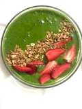 ⁝ ༘ ⃗ Smoothie bowl verde :･ﾟ