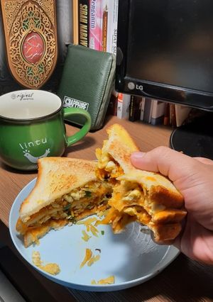 Foto resep Sandwich Sayur Telur