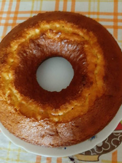 Una foto de Bizcocho de natillas