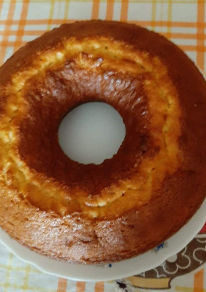 Una foto de Bizcocho de natillas