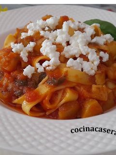 Una foto de Pasta a la Norma