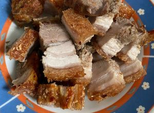 Foto resep Siobak airfryer (airfryer cripsy pork) babi panggang air fryer